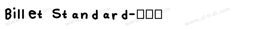 Billet Standard字体转换